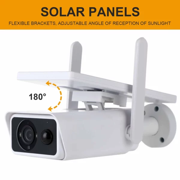 Camera solar  Wifi Outdoor Waterproof PIR Motion Alarm Night Vision Monitor Battery Low Powered Wireless CCTV Security Protection - Image 5