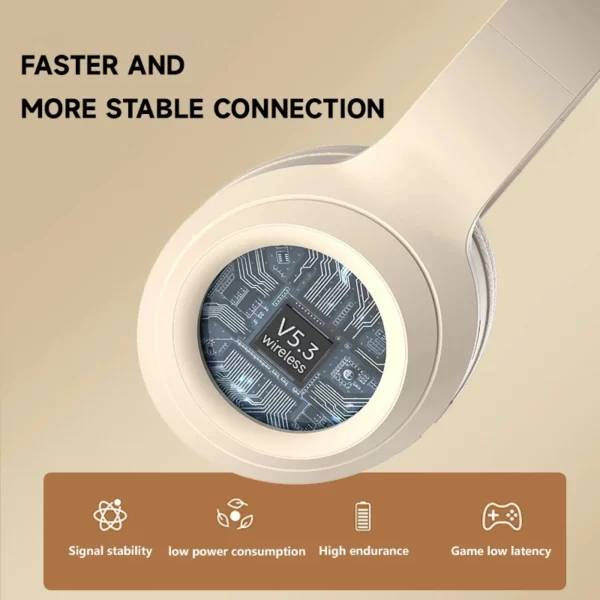 XIAOMI TH30 Wireless Headphones Bluetooth 5.3 Earphones Foldable Gaming Headset Sport Headphone with Mic Music Earbuds 250mAh - Image 6